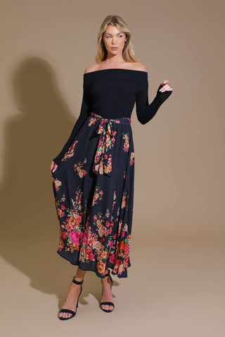 MORNING SONG SWEATER WOVEN MIDI DRESS - By Baano