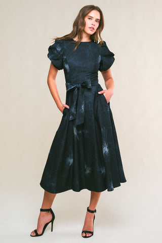 GARDEN GRACE TWILL MIDI DRESS - By Baano