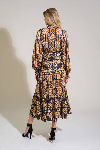 CELESTIAL BEAUTY WOVEN MIDI DRESS - By Baano