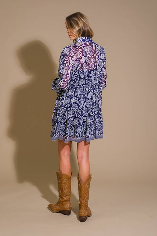 STICK TO THE PLAN WOVEN MINI DRESS - By Baano