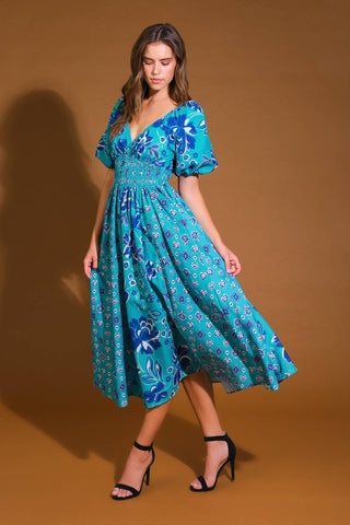 NEW CASTLE WOVEN MIDI DRESS - By Baano