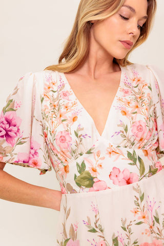 THE WORLD AWAITS LIGHT PINK WOVEN MINI DRESS - By Baano