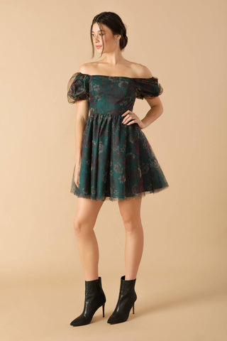 BE GOOD TO ME WOVEN ORGANZA DRESS - By Baano