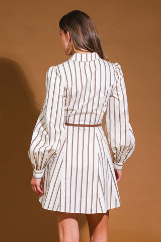 LUCKY TO HAVE YOU WOVEN MINI DRESS - By Baano