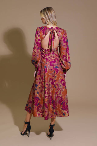 FOREVERMORE WOVEN MIDI DRESS - By Baano