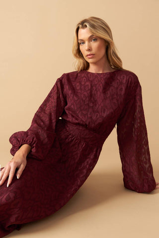 TOO GOOD TO BE TRUE WOVEN MIDI DRESS - By Baano