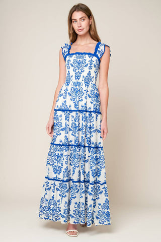 MOST BEAUTIFUL DAY WOVEN MAXI DRESS - By Baano