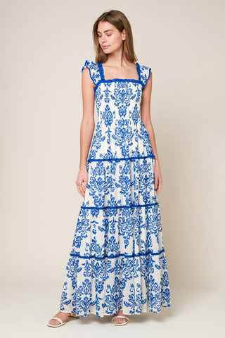 MOST BEAUTIFUL DAY WOVEN MAXI DRESS - By Baano