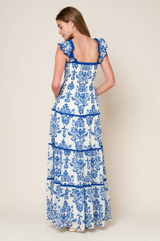 MOST BEAUTIFUL DAY WOVEN MAXI DRESS - By Baano