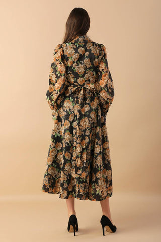 TIME TO EVOLVE WOVEN MIDI DRESS - By Baano