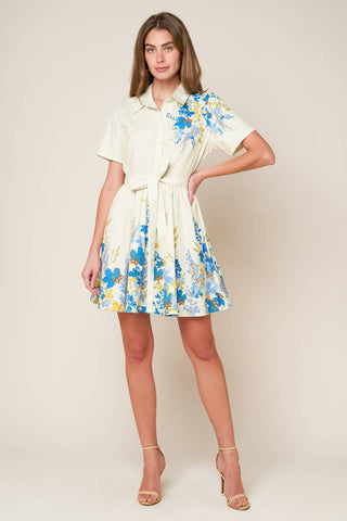 ALWAYS REMARKABLE WOVEN MINI DRESS - By Baano