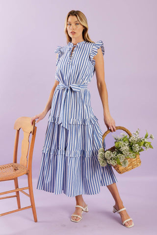 WHEN LIFE GIVES YOU WOVEN MIDI DRESS - By Baano