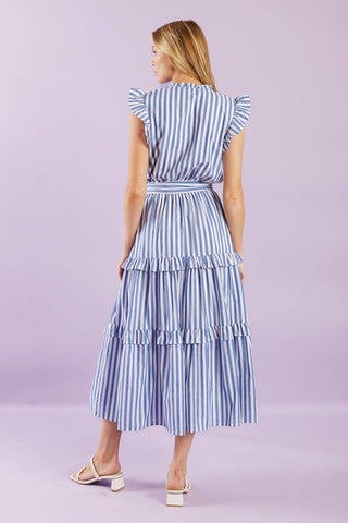 WHEN LIFE GIVES YOU WOVEN MIDI DRESS - By Baano