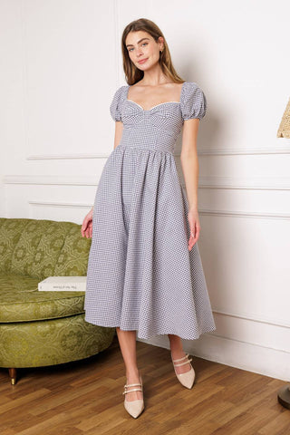 IT'S MY DAY WOVEN MIDI DRESS - By Baano