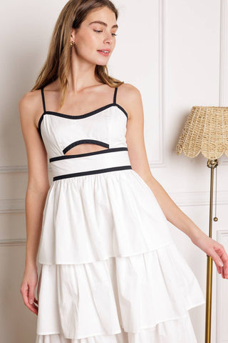 GO GETTER WOVEN MIDI DRESS - By Baano