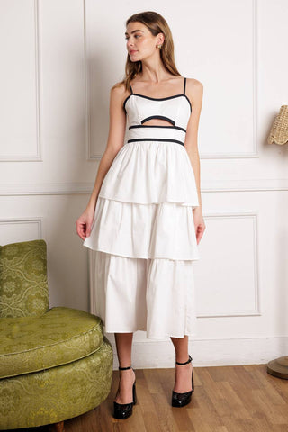 GO GETTER WOVEN MIDI DRESS - By Baano