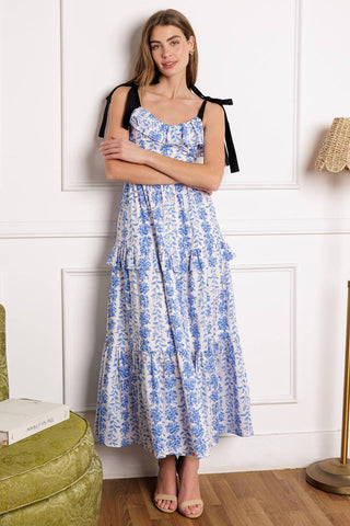 OFF FOR THE DAY WOVEN MIDI DRESS - By Baano