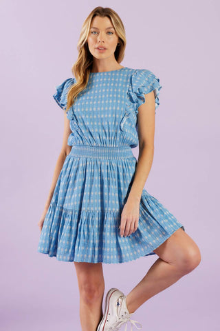 COME AS YOU ARE WOVEN MINI DRESS - By Baano