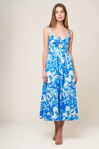 SPRING ROMANCE WOVEN MIDI DRESS - By Baano