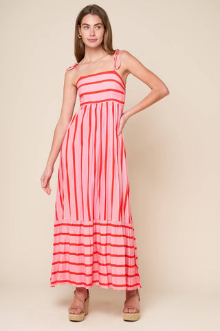 SPEAK NOW WOVEN MIDI DRESS - By Baano