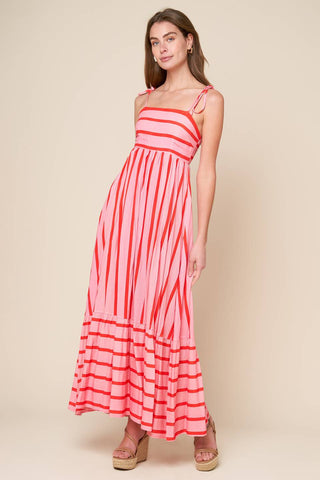 SPEAK NOW WOVEN MIDI DRESS - By Baano