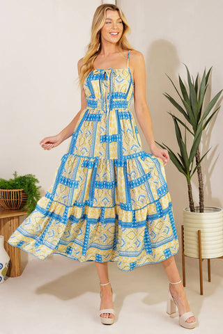 MAKING A WISH WOVEN MIDI DRESS - By Baano