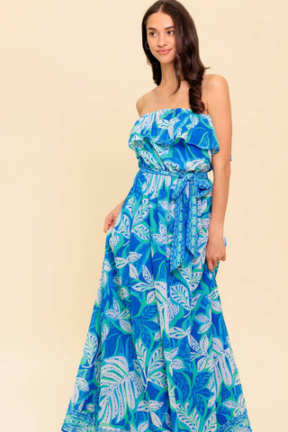 MANHATTAN ROMANCE WOVEN MAXI DRESS - By Baano