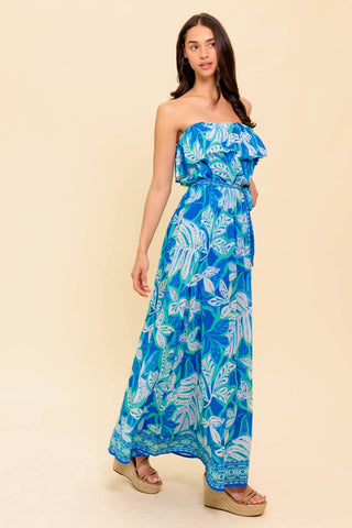 MANHATTAN ROMANCE WOVEN MAXI DRESS - By Baano