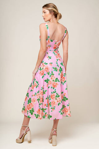 TIME FOR TEAM WOVEN MIDI DRESS - By Baano