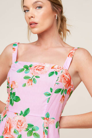 TIME FOR TEAM WOVEN MIDI DRESS - By Baano