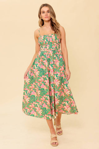 STORYTELLING WOVEN MIDI DRESS - By Baano