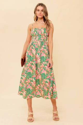 STORYTELLING WOVEN MIDI DRESS - By Baano