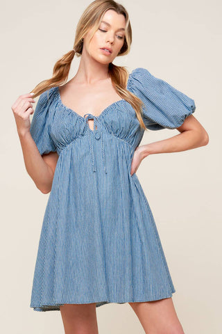 SOMETHING NICE WOVEN MINI DRESS - By Baano