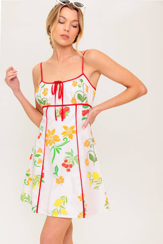 HEART OF GOLD WOVEN MINI DRESS - By Baano