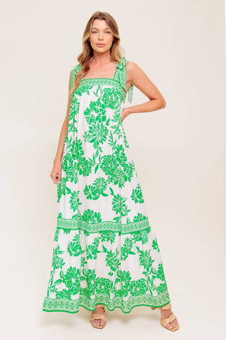 GARDEN TALES WOVEN MAXI DRESS - By Baano