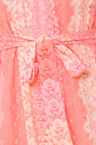 TAILOR MADE FOR YOU WOVEN LACE MIDI DRESS - By Baano