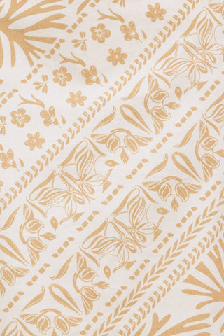 BOHO TROPIC DRAPE WOVEN MIDI DRESS - By Baano