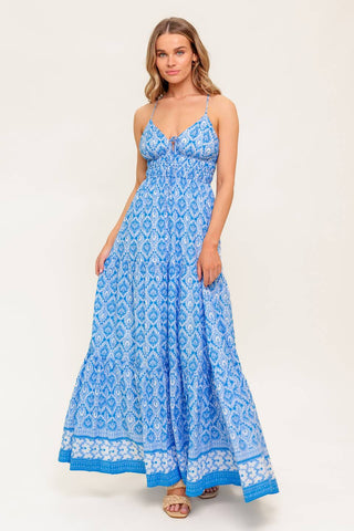 WILDFLOWER RHAPSODY WOVEN MAXI DRESS - By Baano