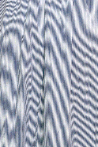 COZY GARDEN IVORY BLUE WOVEN MIDI DRESS - By Baano