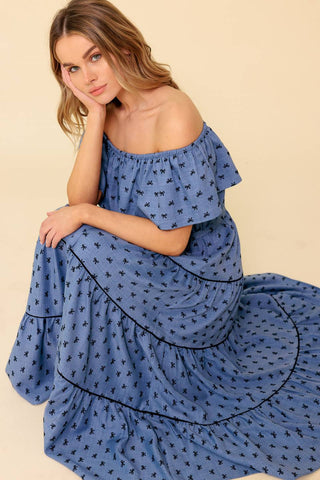 YOU'RE UNFORGETTABLE WOVEN MDI DRESS - By Baano