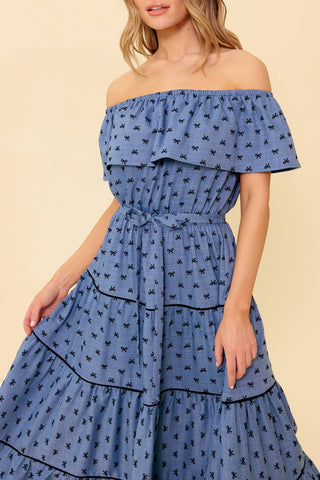 YOU'RE UNFORGETTABLE WOVEN MDI DRESS - By Baano