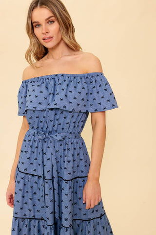 YOU'RE UNFORGETTABLE WOVEN MDI DRESS - By Baano