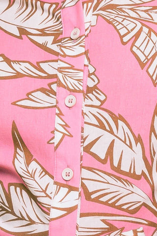 SWEET CAMELLIA PINK WOVEN MIDI DRESS - By Baano