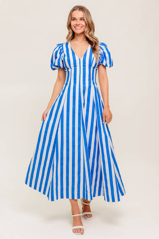 SERENITY TOUCH WOVEN MIDI DRESS - By Baano