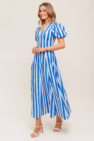 SERENITY TOUCH WOVEN MIDI DRESS - By Baano