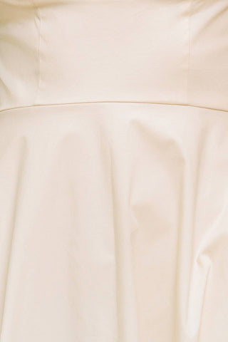 OCEAN SHEEN TENDER CREAM WOVEN MIDI DRESS - By Baano