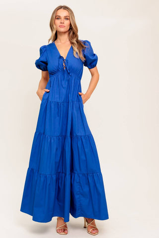 SUMMER GLOW WOVEN MAXI DRESS - By Baano