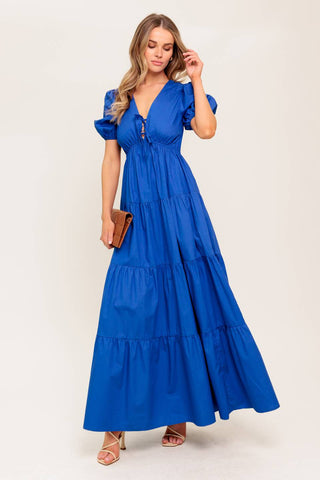 SUMMER GLOW WOVEN MAXI DRESS - By Baano