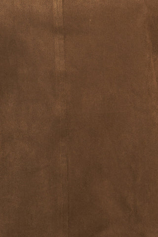 QUIET LUXURY EDGE FAUX SUEDE MIDI SHIFT DRESS - By Baano