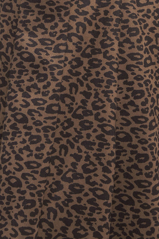 URBAN JUNGLE GLAM SUEDED KNIT MIDI DRESS - By Baano